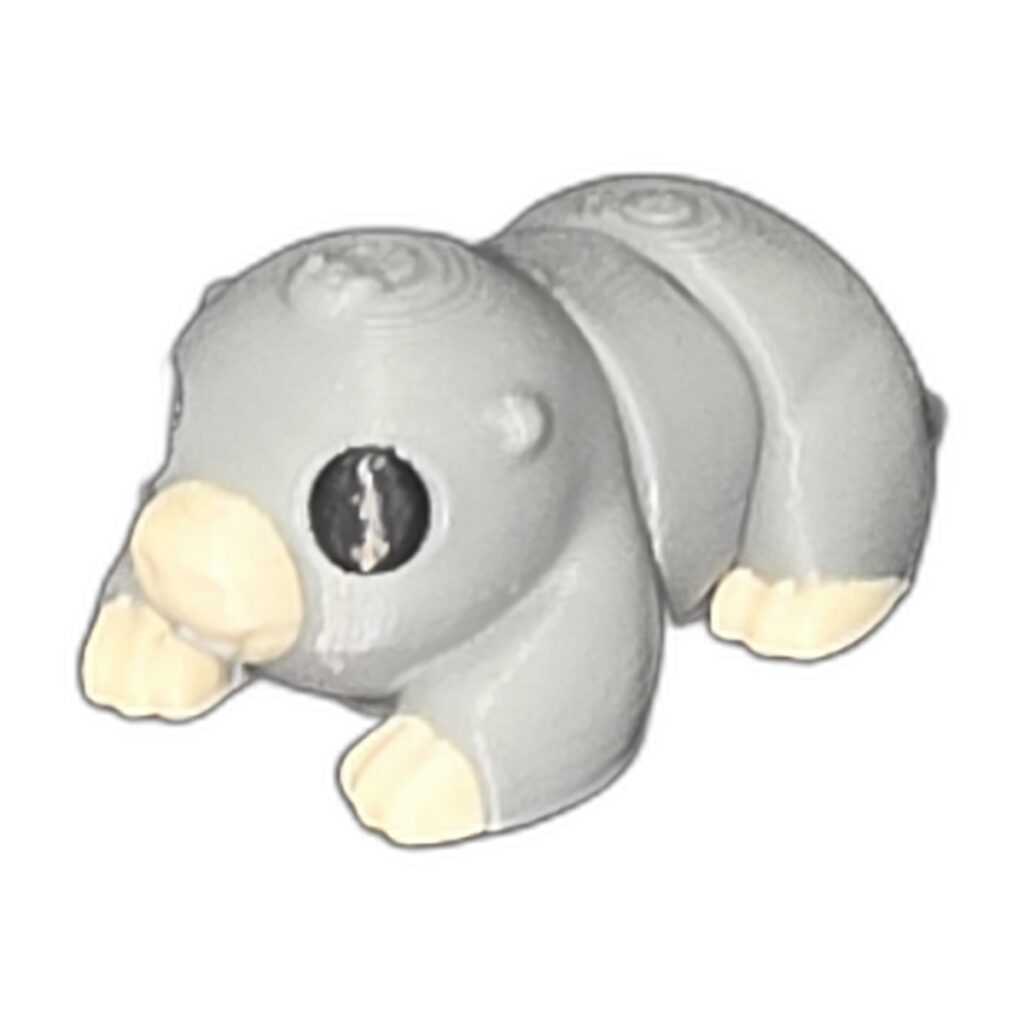 Mini - Horse Brown 3D Printed Fidget Angle 6