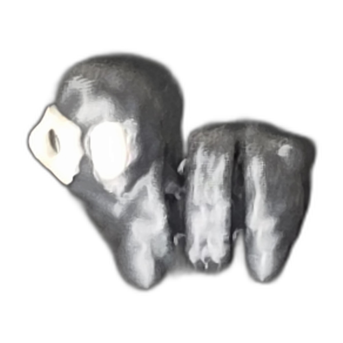 Mini - Gorilla 3D Printed Fidget Angle 2