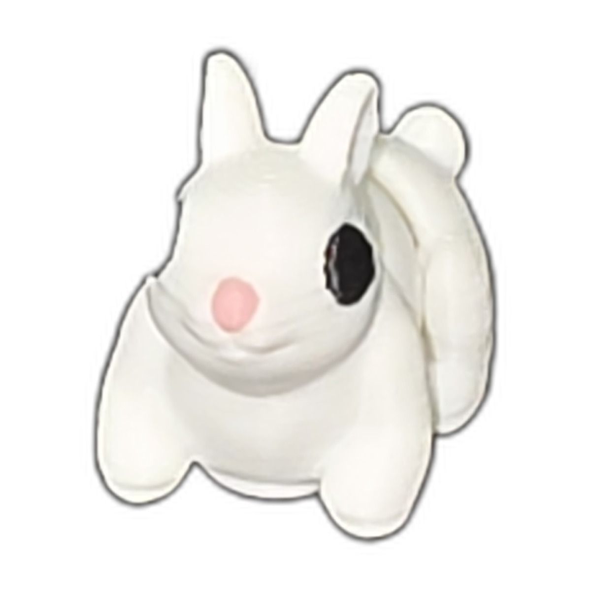 Mini - Rabbit 3D Printed Fidget Angle 1