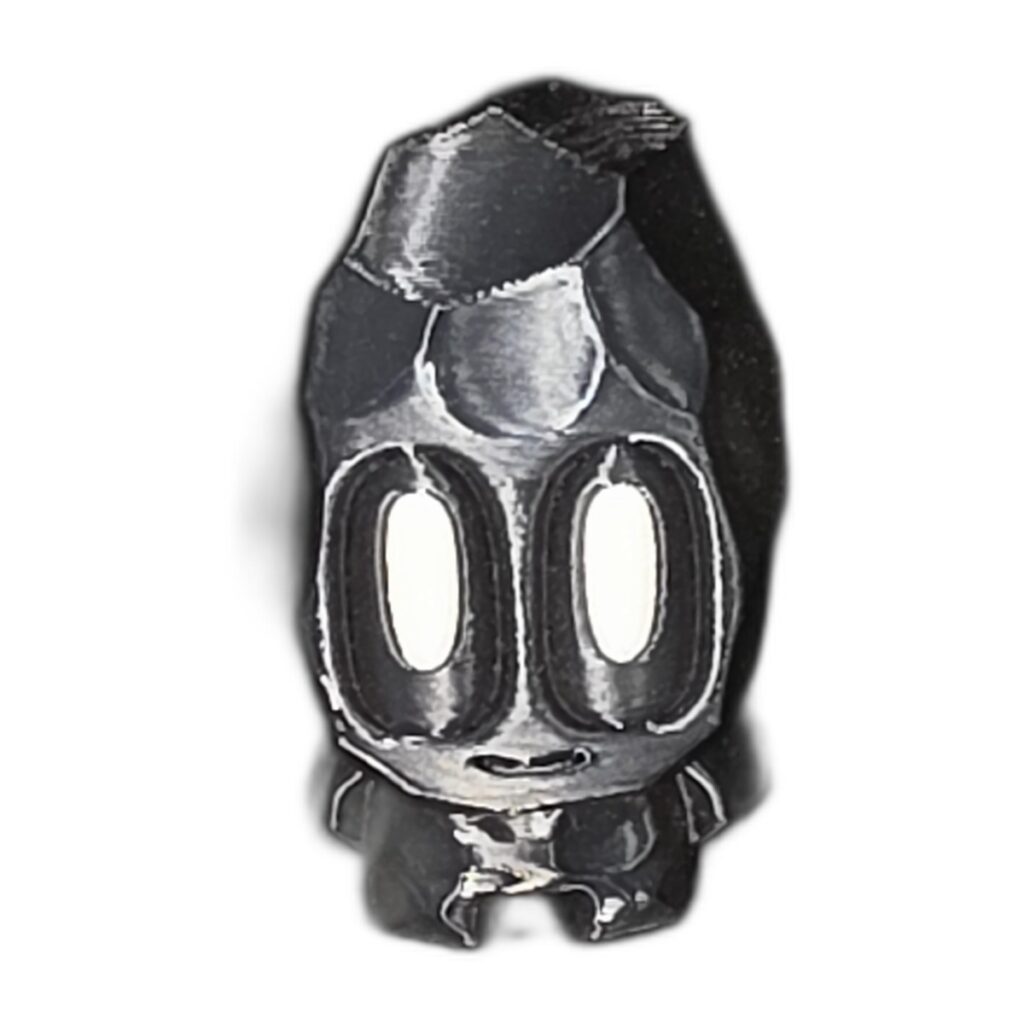 Mini - Rock Guy Black Pocket-Sized Fidget Toy for ADHD and Focus