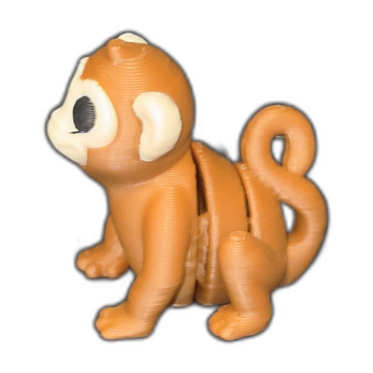 Mini - Monkey 3D Printed Fidget Angle 2