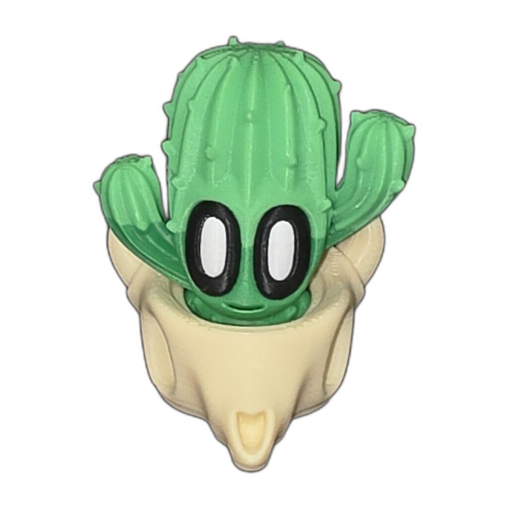 Saguaro Desert Skull Planter