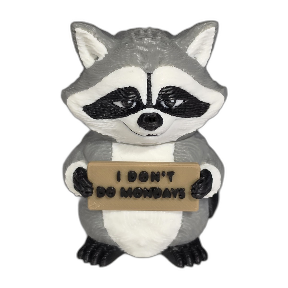 Mini - Raccoon Mondays Pocket-Sized Fidget Toy for ADHD and Focus