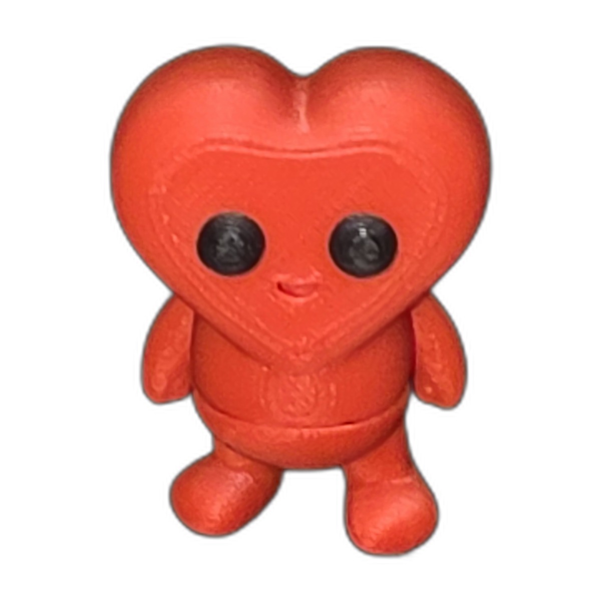 Mini - Heart 3D Printed Fidget Angle 1