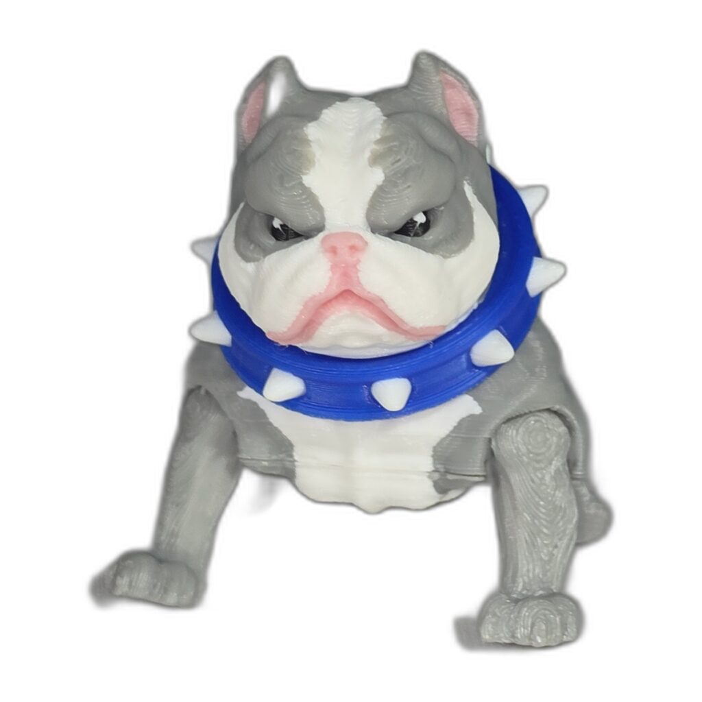 Mini - Bulldog Collar Pocket-Sized Fidget Toy for ADHD and Focus