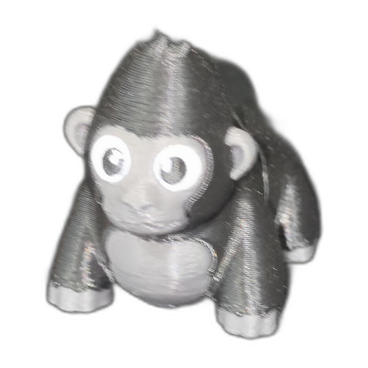 Mini - Gorilla 3D Printed Fidget Angle 3